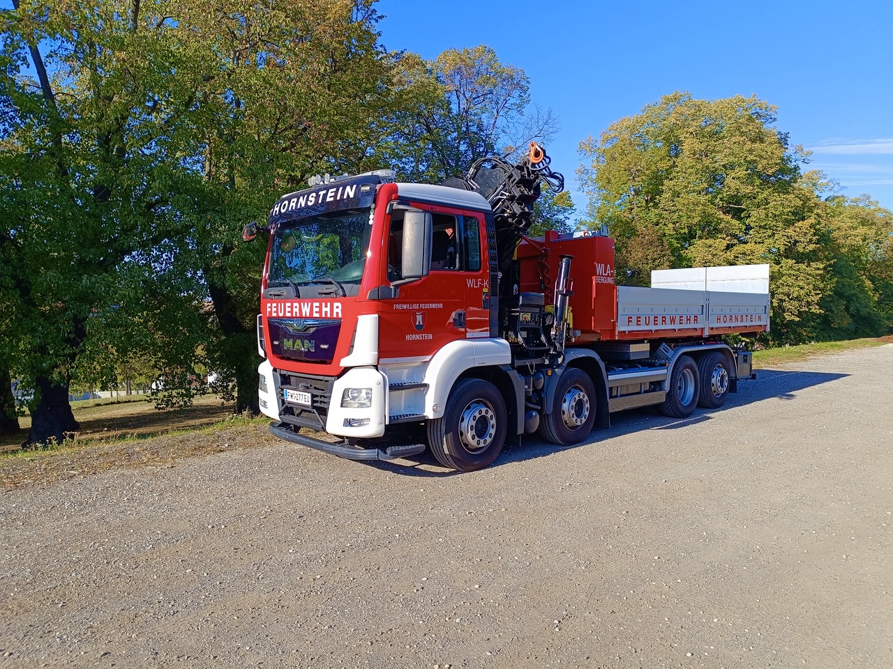 WLF-K – Wechselladerfahrzeug der Freiwilligen Feuerwehr Hornstein